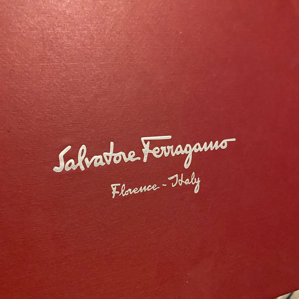 Salvatore Ferragamo Mens Patent dress shoes worn once